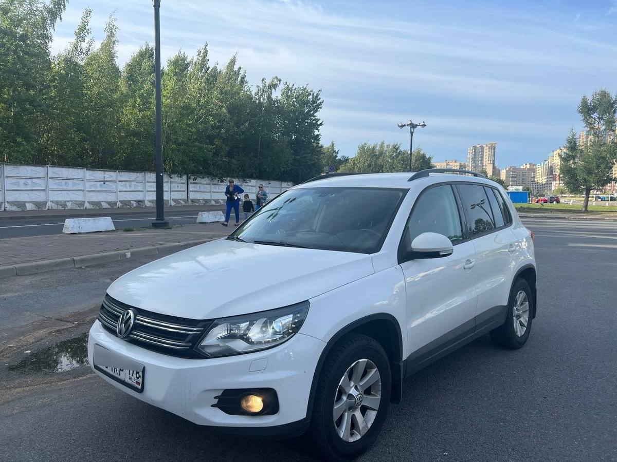 Tiguan 1 белый перламутр